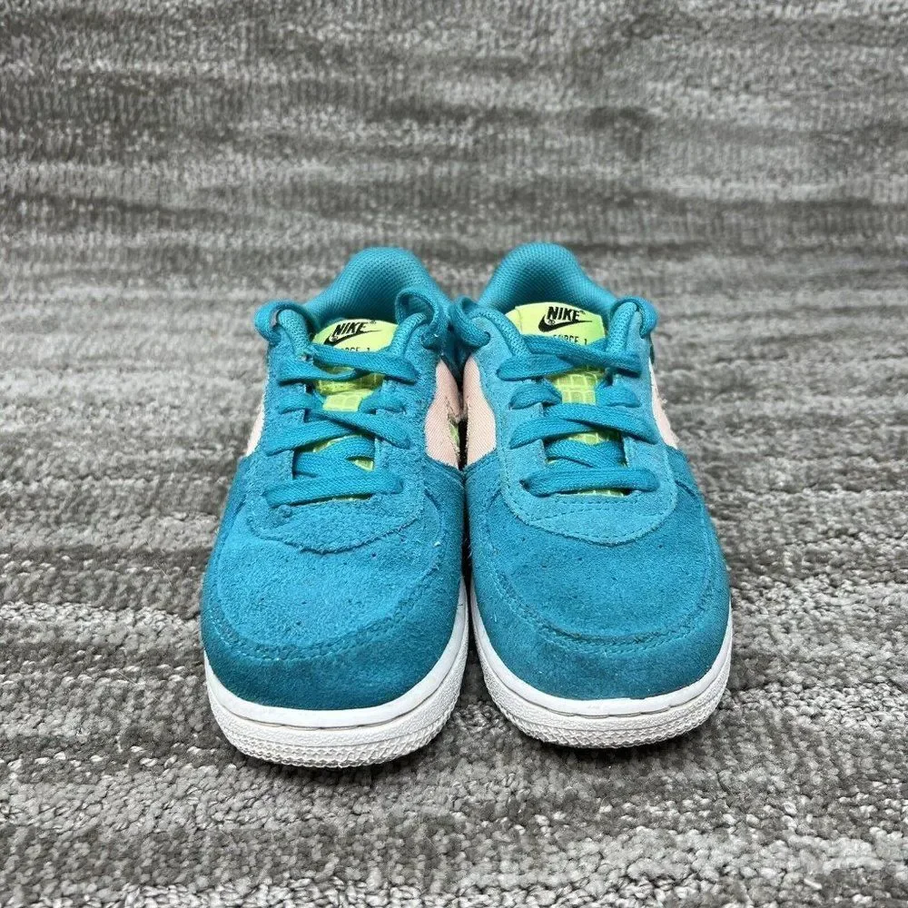 Nike Air Force 1 LV8 TD oracle blue ghost green Size 10C sneaker CJ4112 300